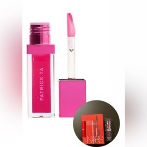 NEW! Patrick Ta Holiday Major Volume Plumping Lip Gloss in HEADLINER & Mascaras!